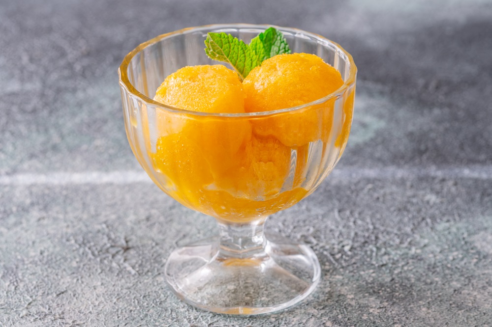 3-Ingredient Mango Sorbet