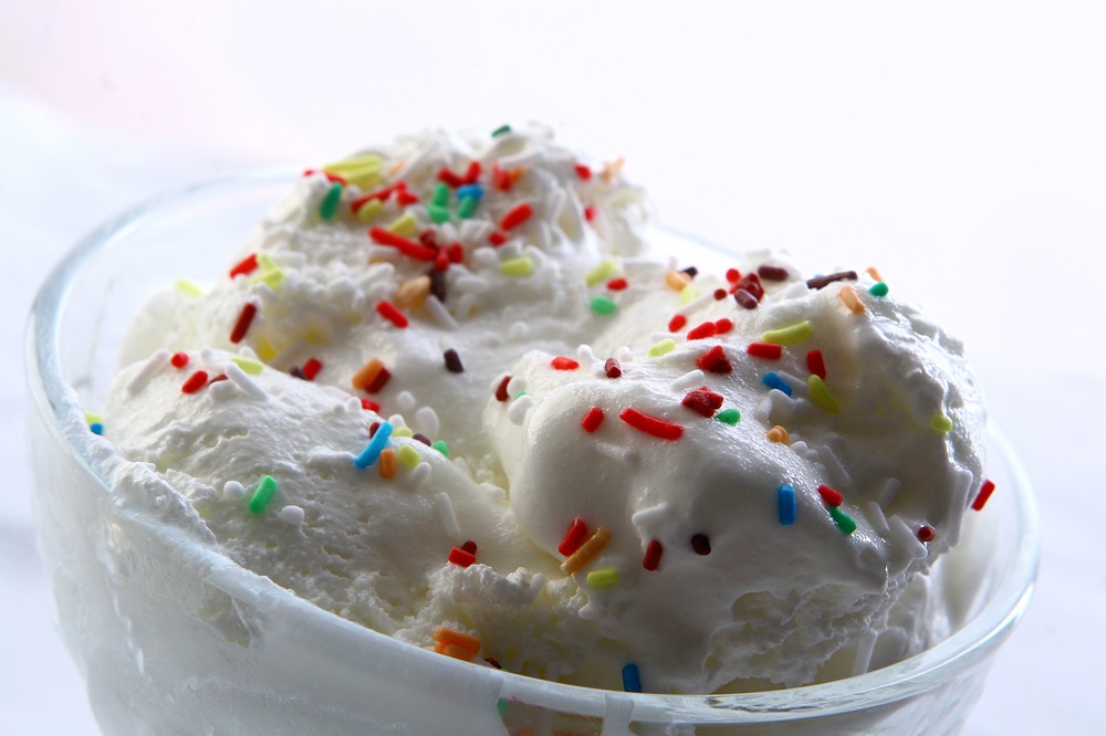 Cake Batter Frozen Yogurt