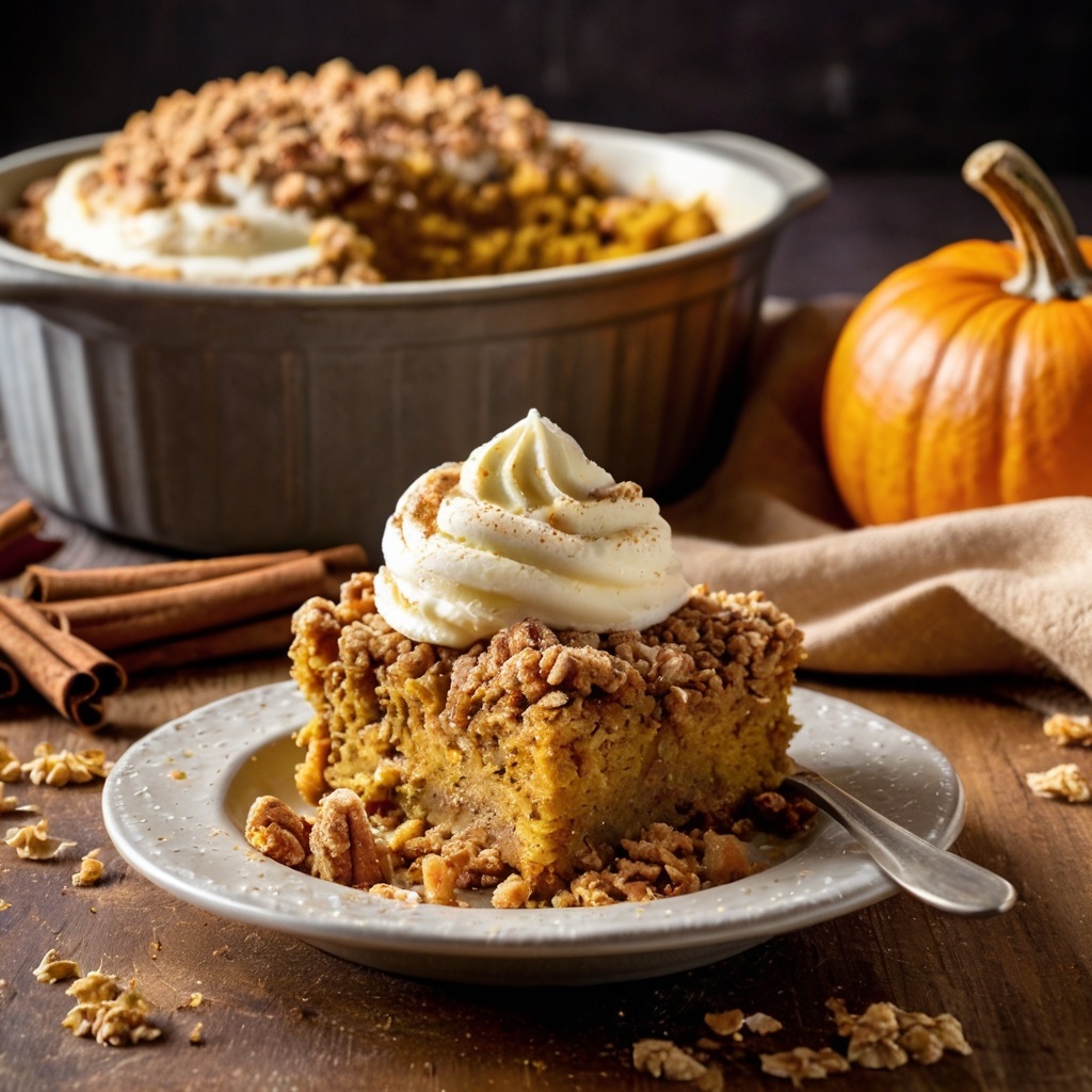 Pumpkin Crumble Dump Cake