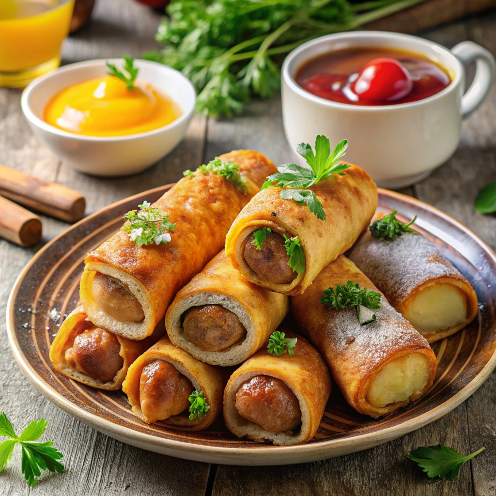 Sausage French Toast Roll-Ups