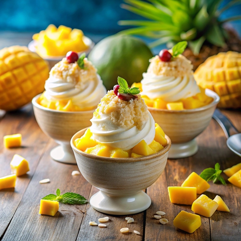 Tropical Frozen Yogurt