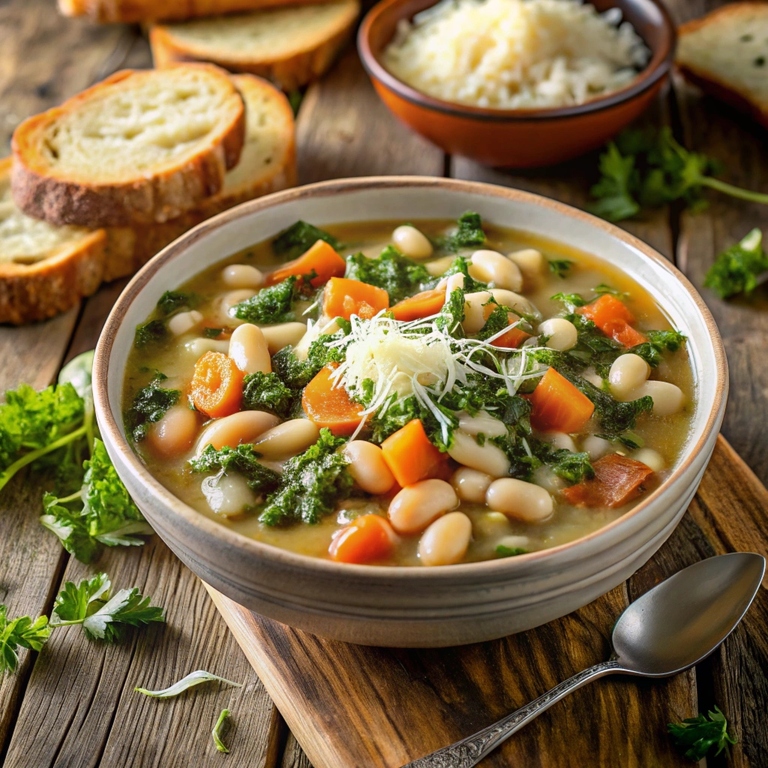 Slow-Cooker Tuscan White Bean Soup