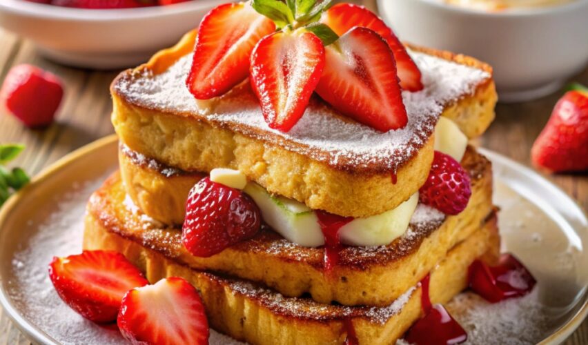 Strawberry Cheesecake French Toast