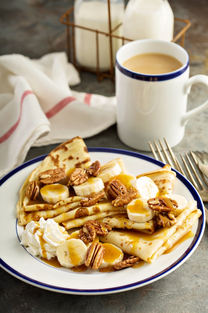 Caramel Banana Crepes: A Decadent Breakfast Treat