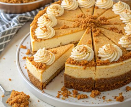 Indulge in Autumn's Finest Fusion: Pumpkin Bread-Bottom Cheesecake